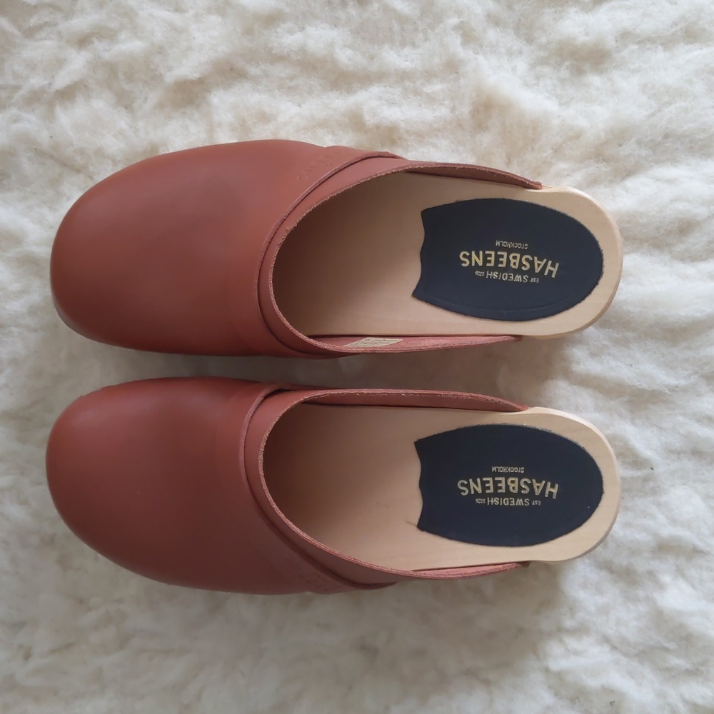 Swedish Hasbeen clogs, size 36